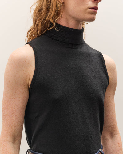 Cordera Merino Wool Turtleneck, Black
