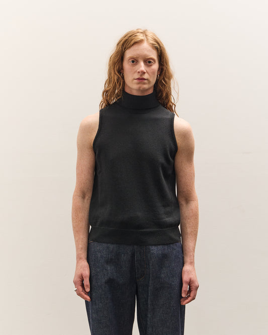 Cordera Merino Wool Turtleneck, Black