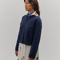 Cordera Organic Long Sleeve Polo, Navy