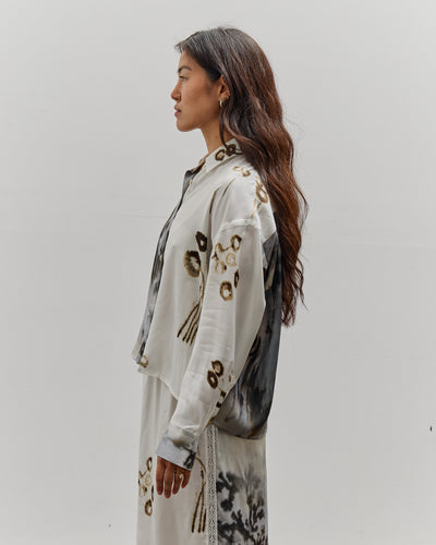 Cordera Printed Classic Shirt, Bi-color