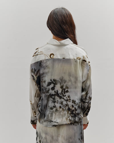 Cordera Printed Classic Shirt, Bi-color