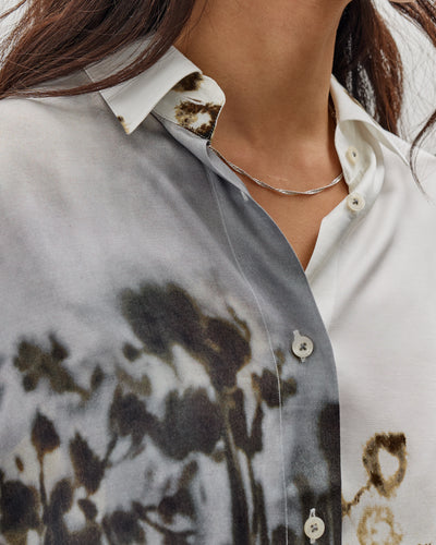 Cordera Printed Classic Shirt, Bi-color
