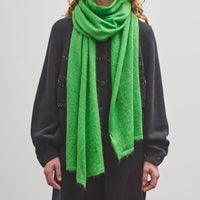 Cordera Alpaca & Suri Scarf, Bright Green