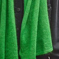 Cordera Alpaca & Suri Scarf, Bright Green