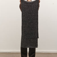 Cordera Scarf, Black Melange