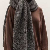 Cordera Scarf, Black Melange