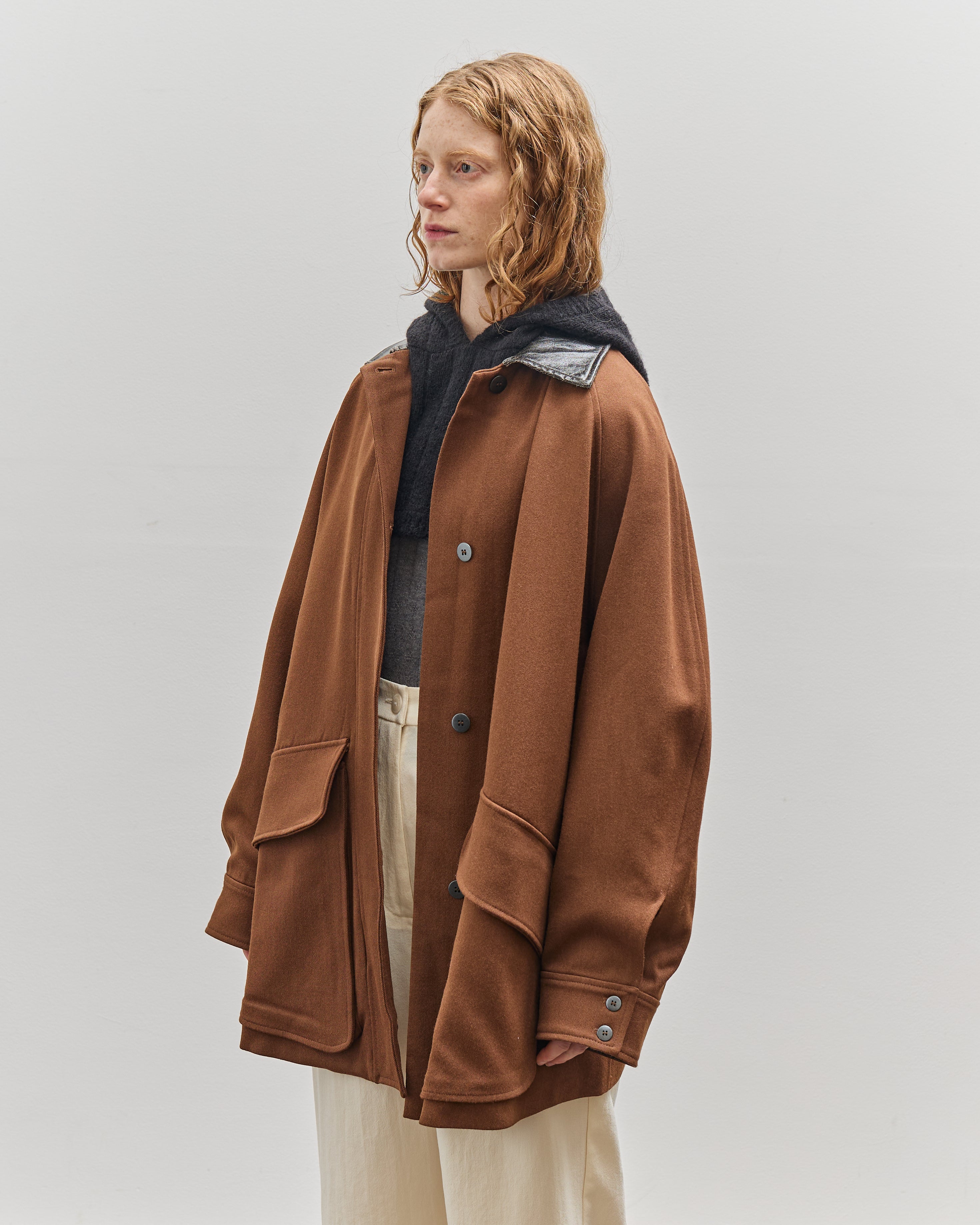 ジャケット・アウター theredthread fur embroidery trench short THEREDTHREAD / ザレッドスレッド】S fur embroidery trench short