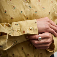 Cordera Silk Floral Shirt, Jojoba