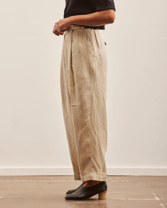 Cordera Slub Linen Masculine Pants, Natural