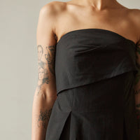 Cordera Strapless Dress, Black