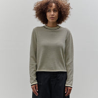 Cordera Striped LS Tee, Black/Natural