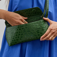 Cordera Swan Bag, Crocodile