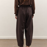 Cordera Tailoring Crossover Pants , Dark Brown