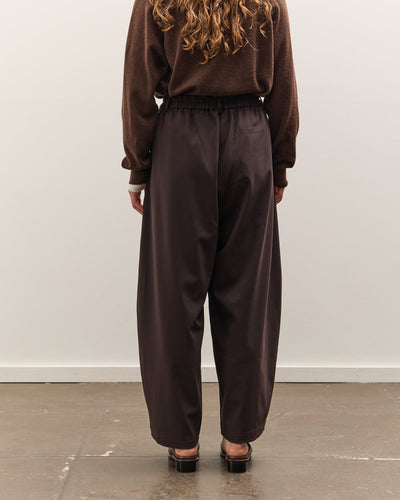 Cordera Tailoring Crossover Pants , Dark Brown