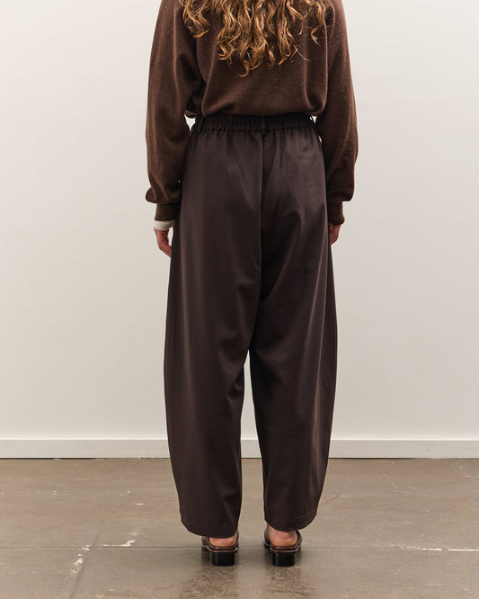 Cordera Tailoring Crossover Pants , Dark Brown