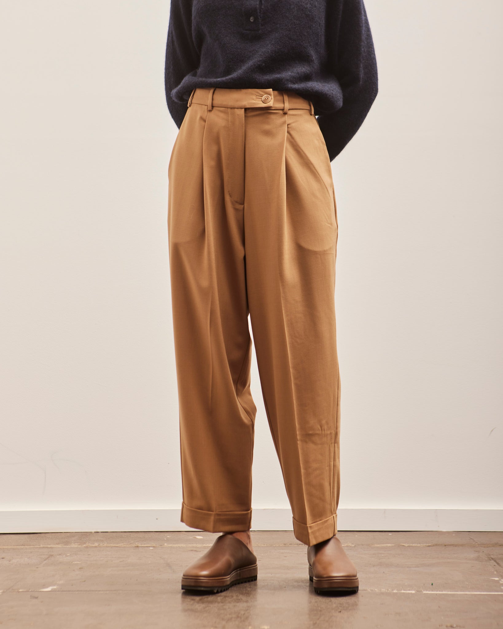 Jersey-lined cargo trousers - Camel - Kids | H&M IN