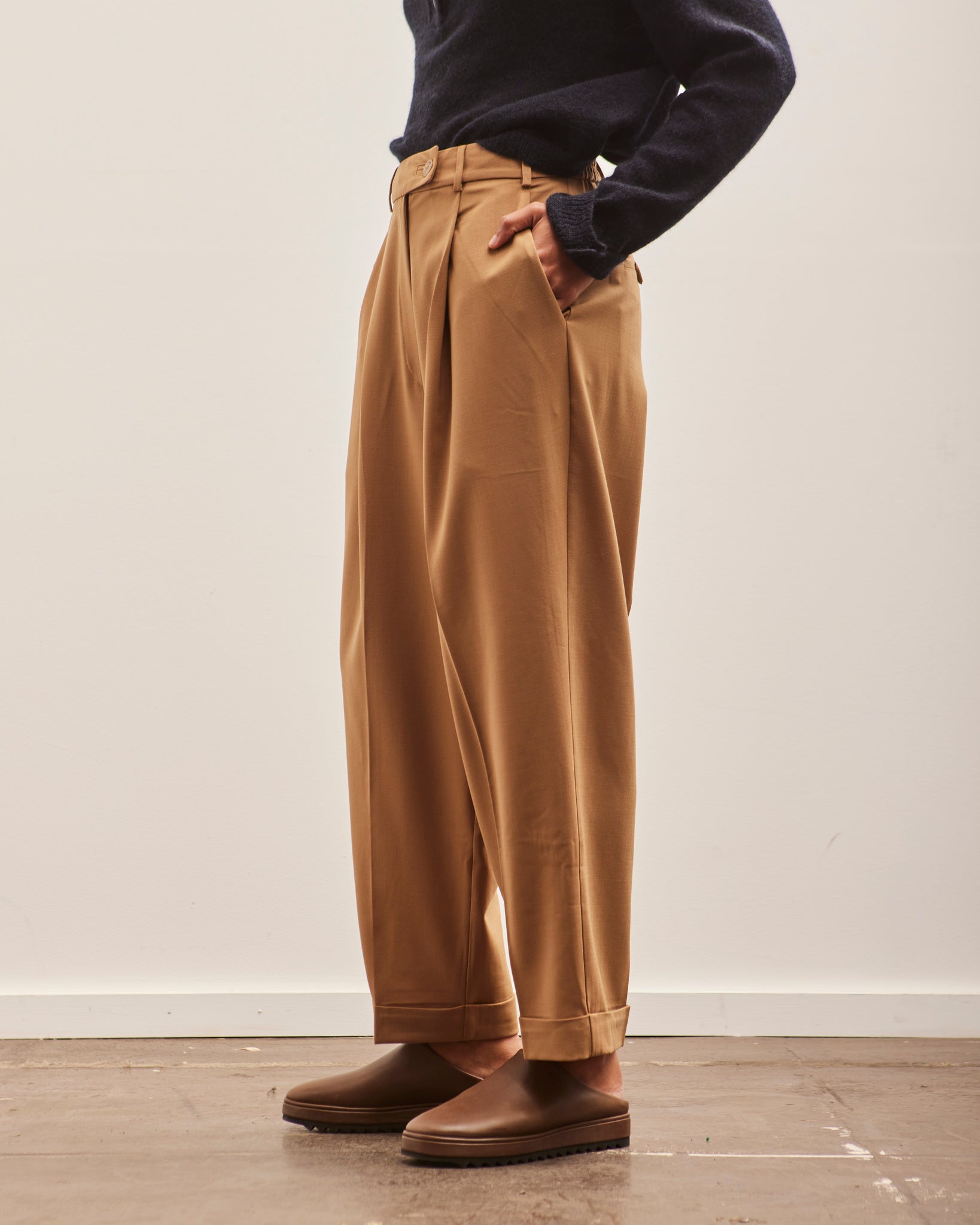 Cordera Tailoring Masculine Pants, Camel