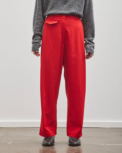 Cordera Tailoring Pocket Pants, Red