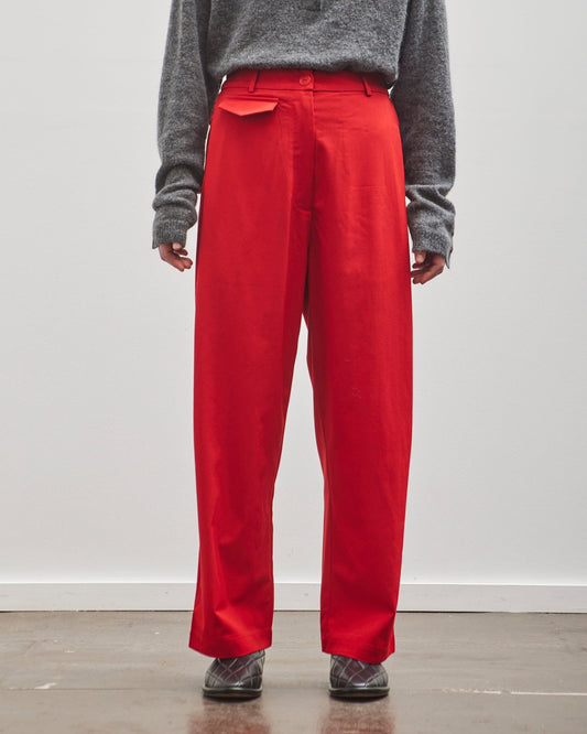 Cordera Tailoring Pocket Pants, Red