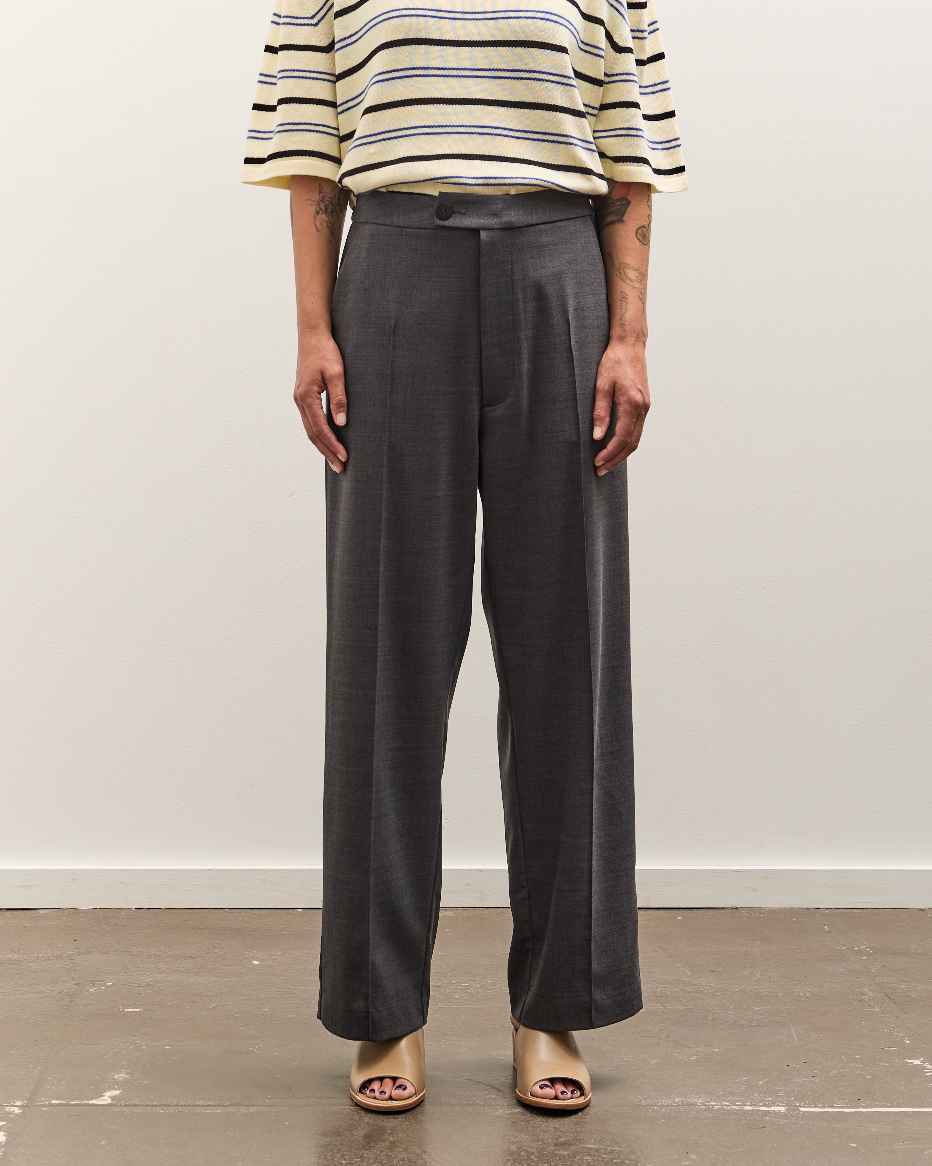 Cordera Tailoring Seam Pants, Grey – Glasswing