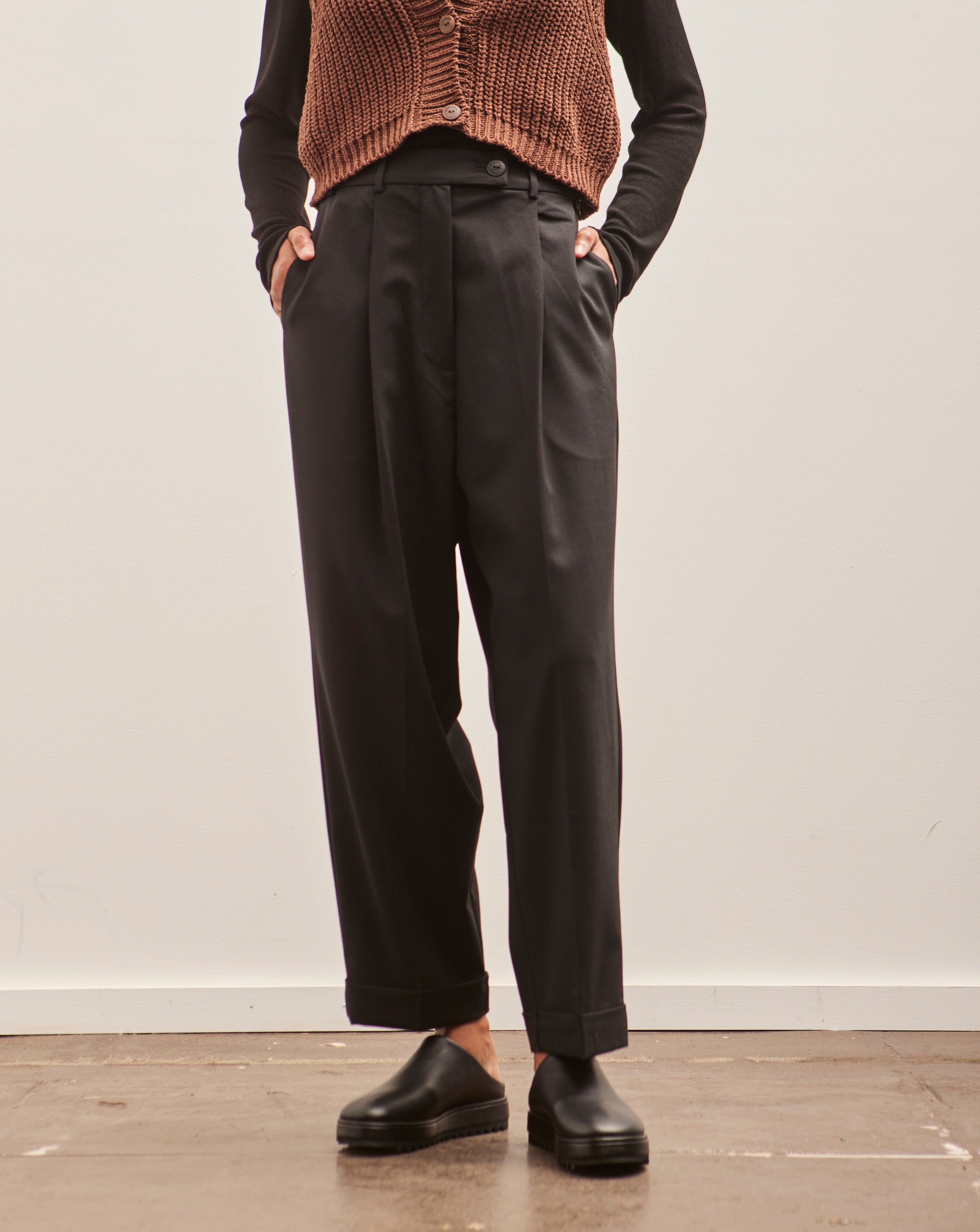 お歳暮・冬ギフト特集 - おとなの週末お取り寄せ倶楽部 Tailoring Cordera Masculine Glasswing – Black Pant, パンツ