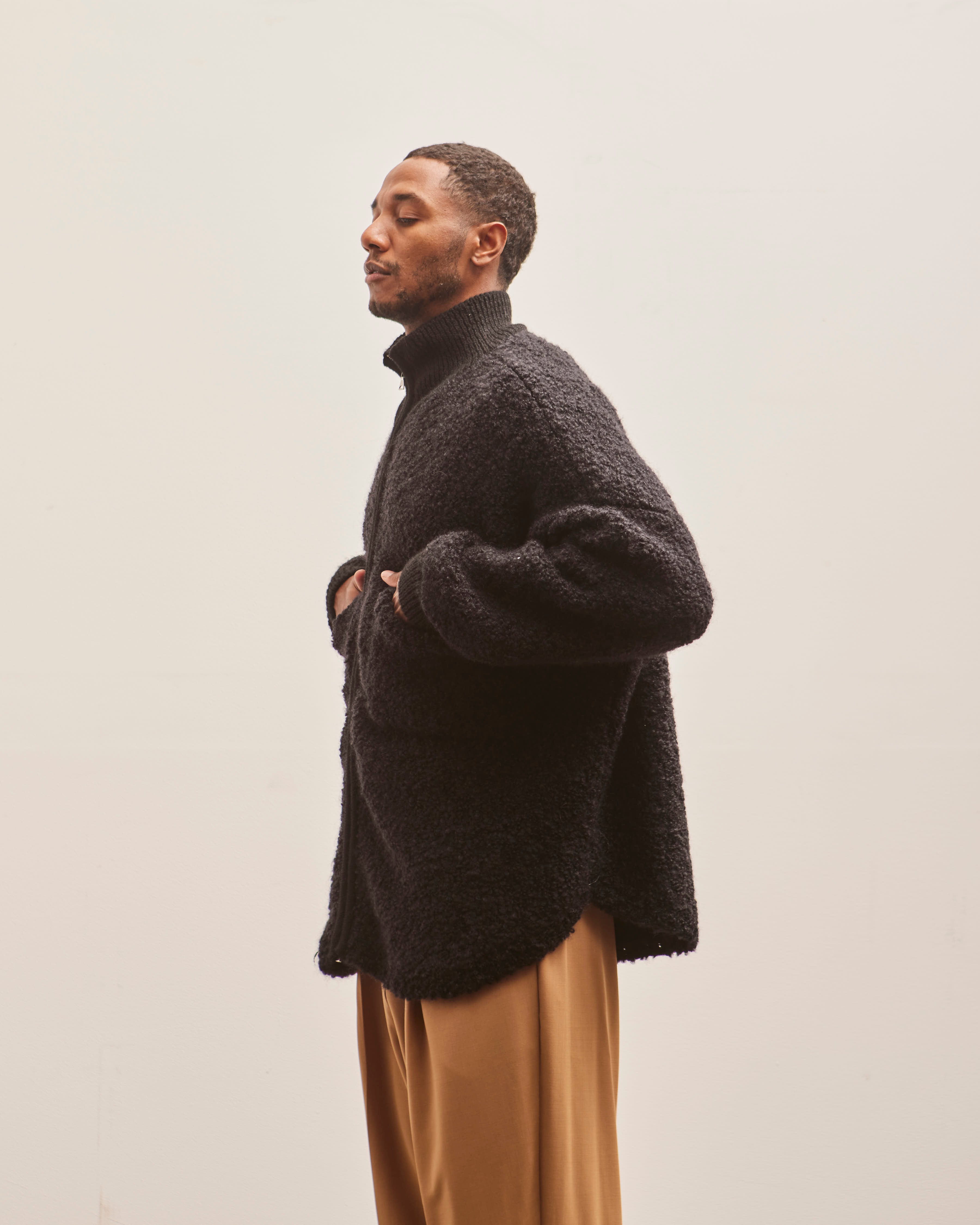 ジャケットその他 A Nock Mohair Wool Jacket (3color) Cordera Silk & Mohair Textured Jacket, Grey Multi – Glasswing