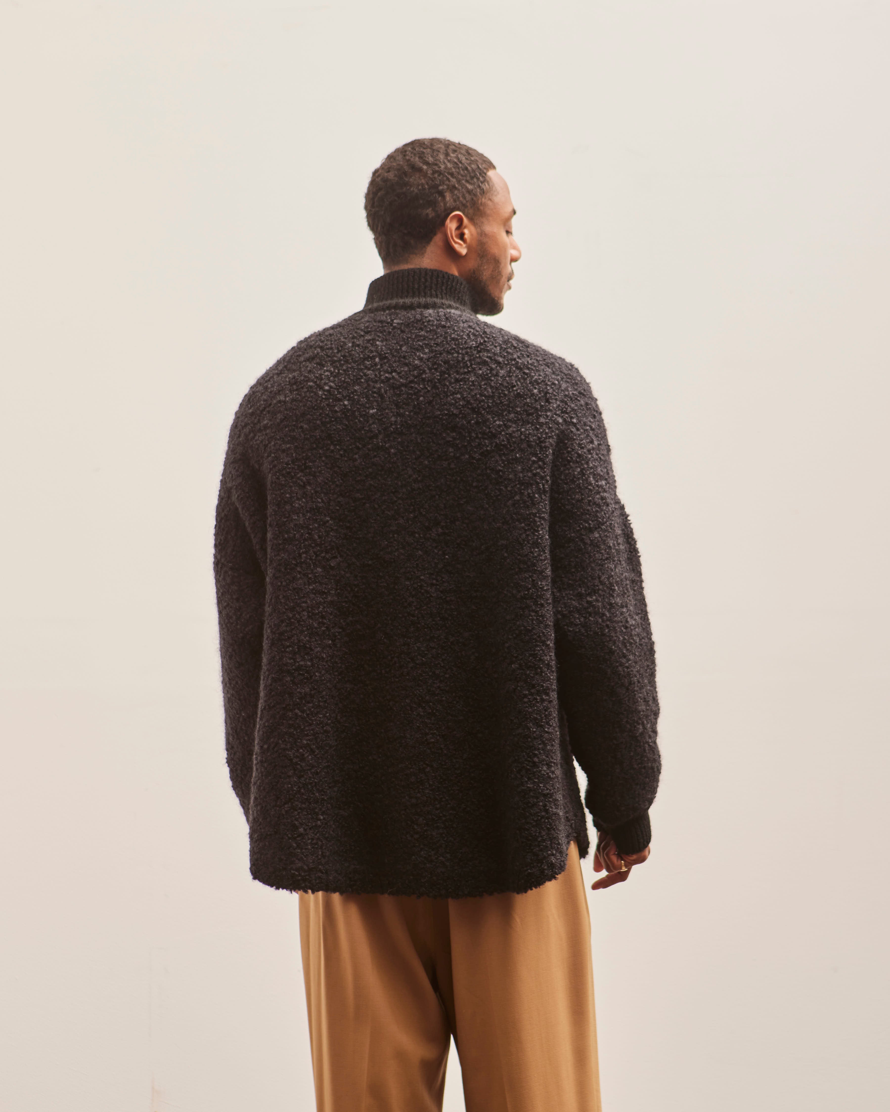 Cordera Unisex Wool & Mohair Jacket, Black – Glasswing