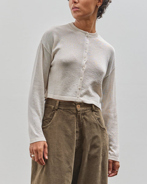 トップス CORDERA Cordera Viscose Shimmery Cardigan, Off-White – Glasswing