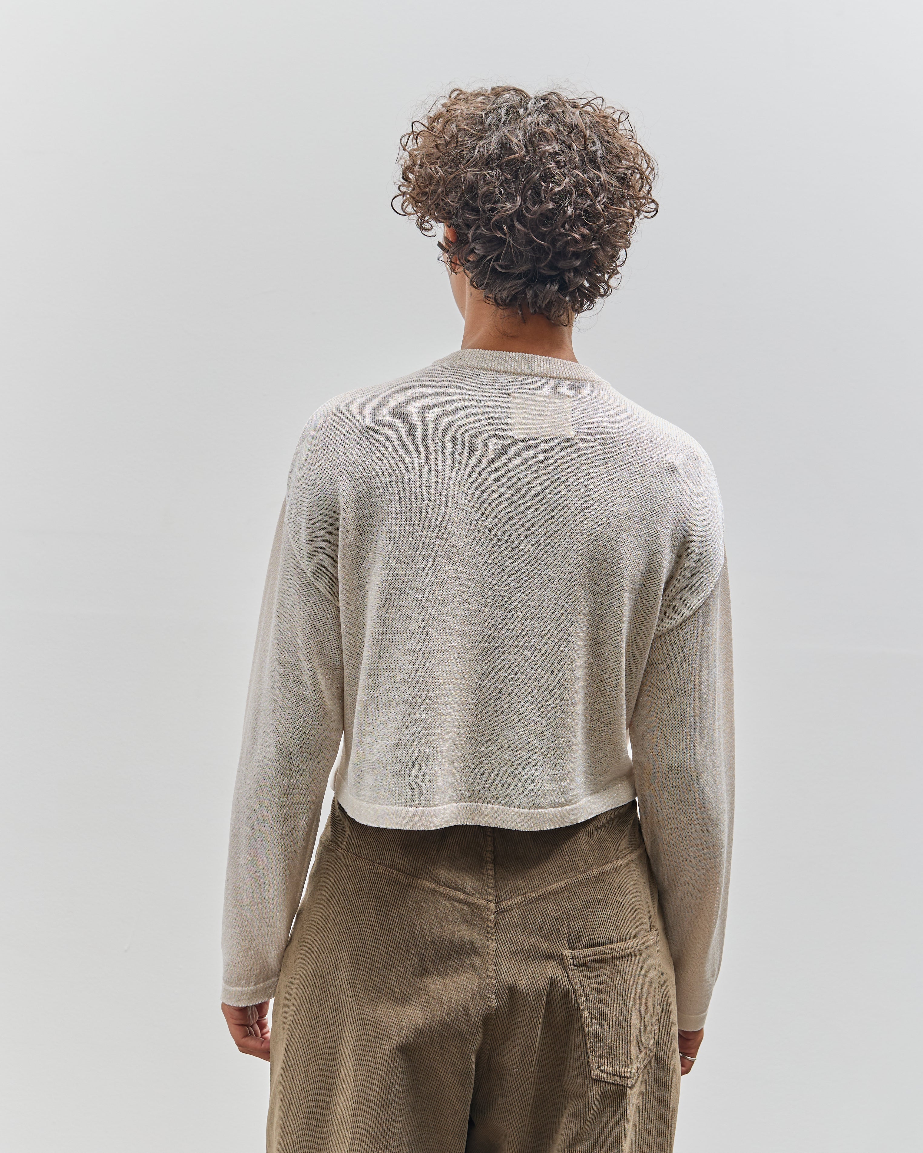 トップス CORDERA Cordera Viscose Shimmery Cardigan, Off-White – Glasswing