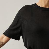 Cordera Viscose T-Shirt, Black