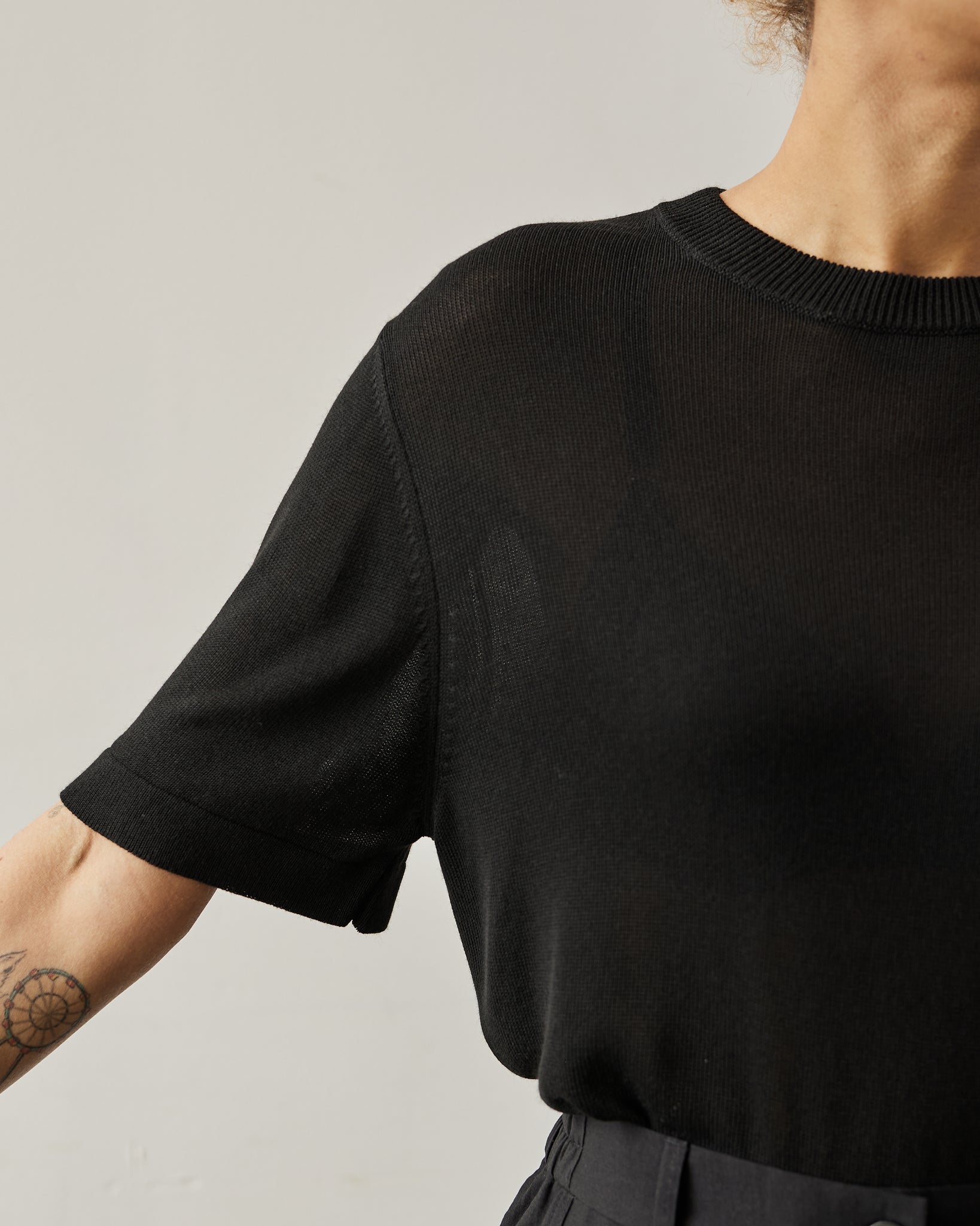 Cordera Viscose T-Shirt, Black