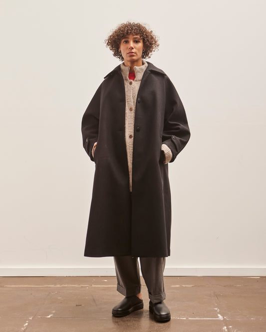 Cordera Wool Coat, Black