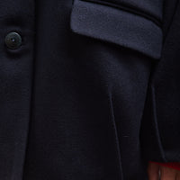 Cordera Wool Coat, Navy