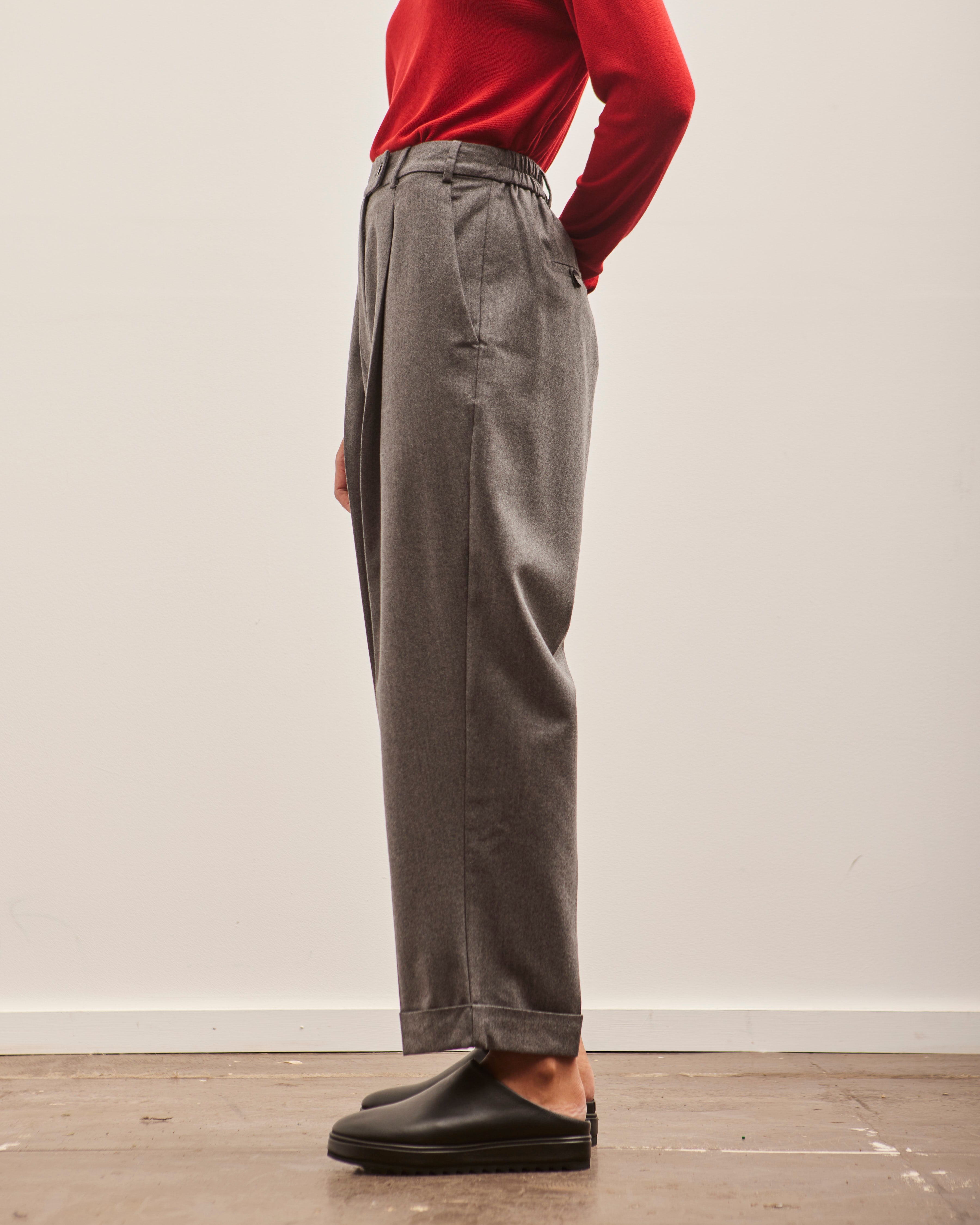 Cordera Wool Masculine Pant, Grey – Glasswing