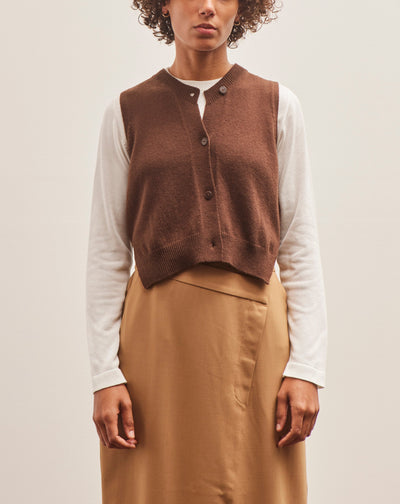 Cordera Wool & Cashmere Waistcoat, Brown