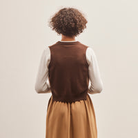 Cordera Wool & Cashmere Waistcoat, Brown