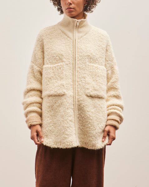 ジャケット・アウター HIGH-END WOOL MOHAIR KNIT BLOUSON HIGH-END WOOL MOHAIR KNIT BLOUSON | CTHY