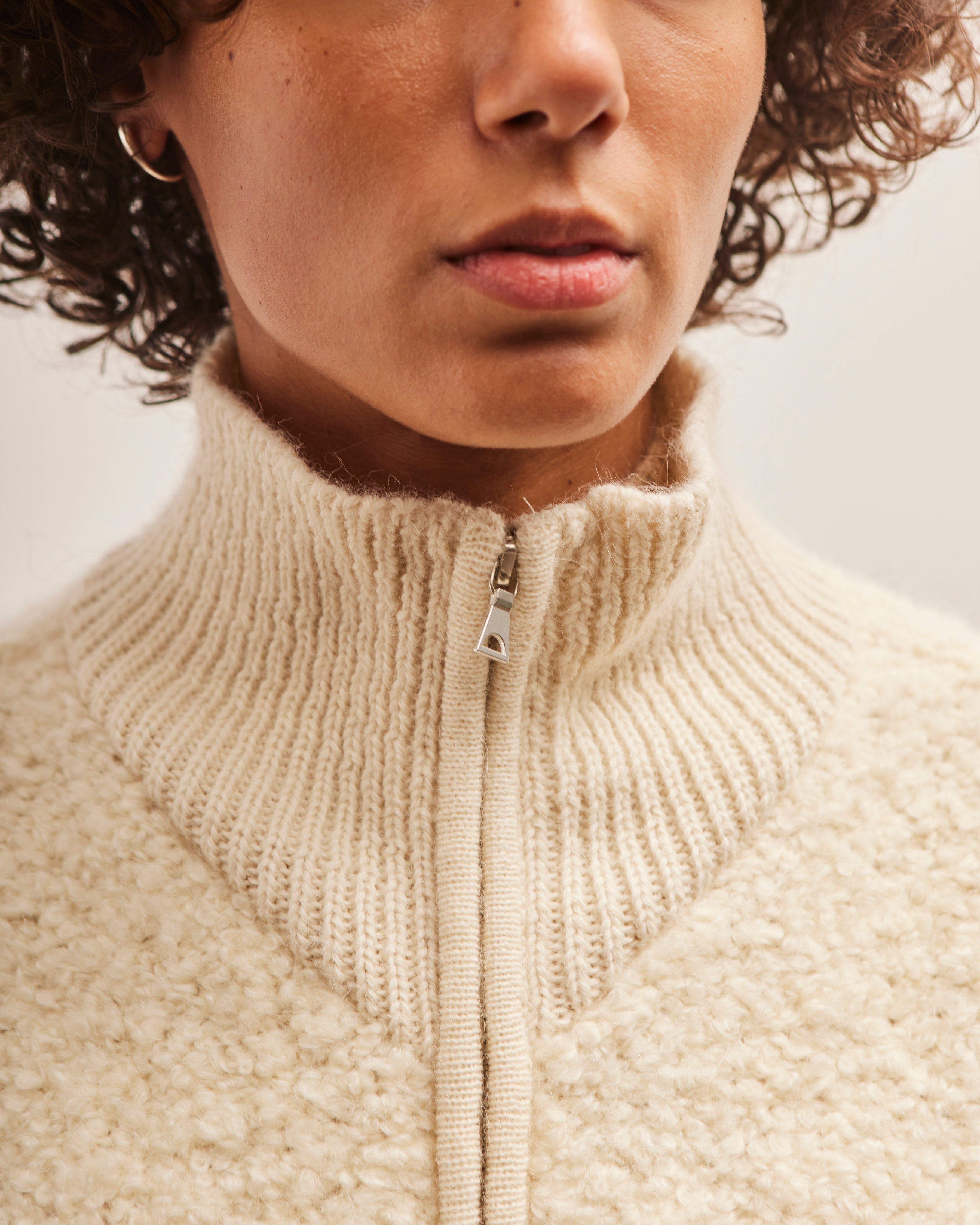 Cordera Wool & Mohair Jacket, Natural – Glasswing