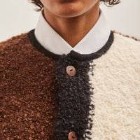 Cordera Wool & Mohair Waistcoat, Colorblock