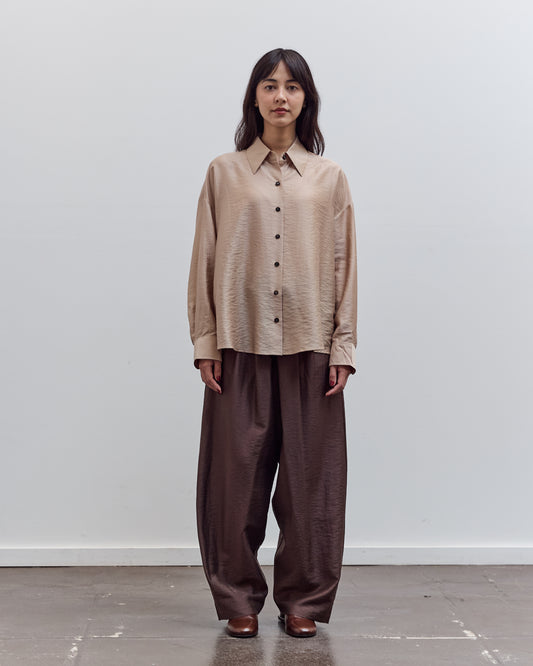 Oversized Shirt, Beige