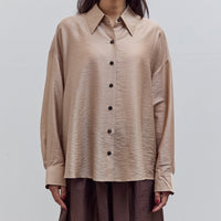 Oversized Shirt, Beige