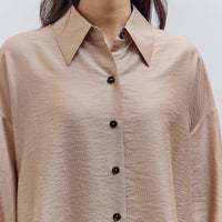 Oversized Shirt, Beige