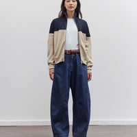 Curved Baggy Jean, Woven Denim