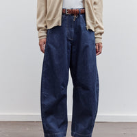 Curved Baggy Jean, Woven Denim