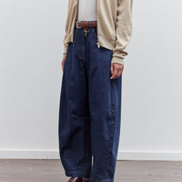 Curved Baggy Jean, Woven Denim