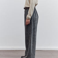 Washed Straight Leg Denim, Grey