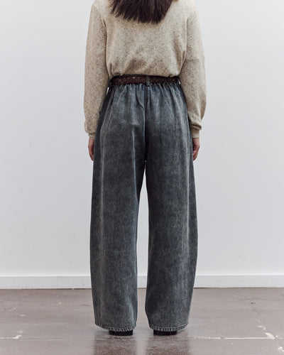 Washed Straight Leg Denim, Grey