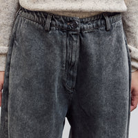 Washed Straight Leg Denim, Grey