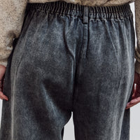 Washed Straight Leg Denim, Grey