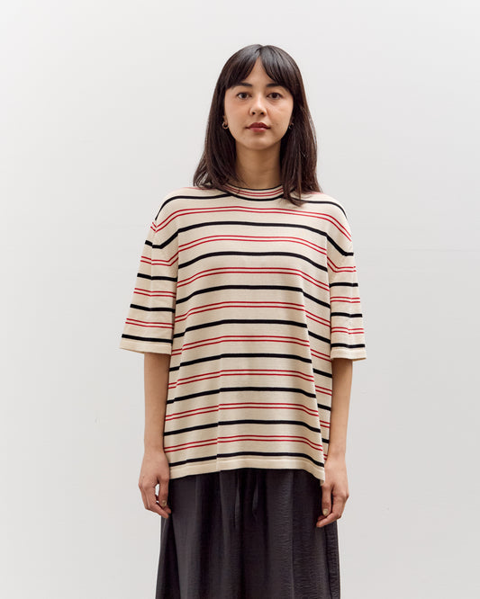 Cordera Organic Cotton Striped T-Shirt, Sierra